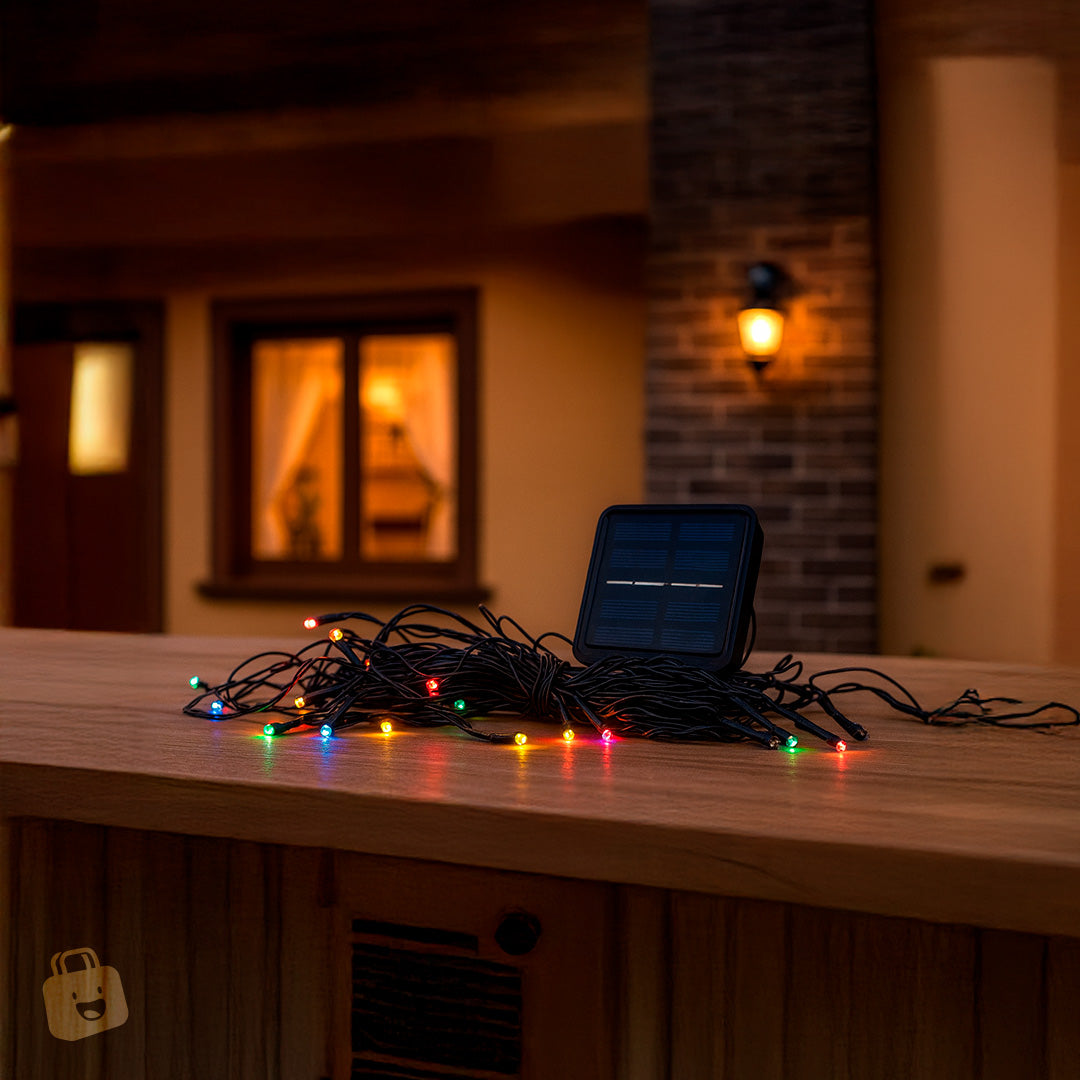 Luz Led Navidad solar Multicolor