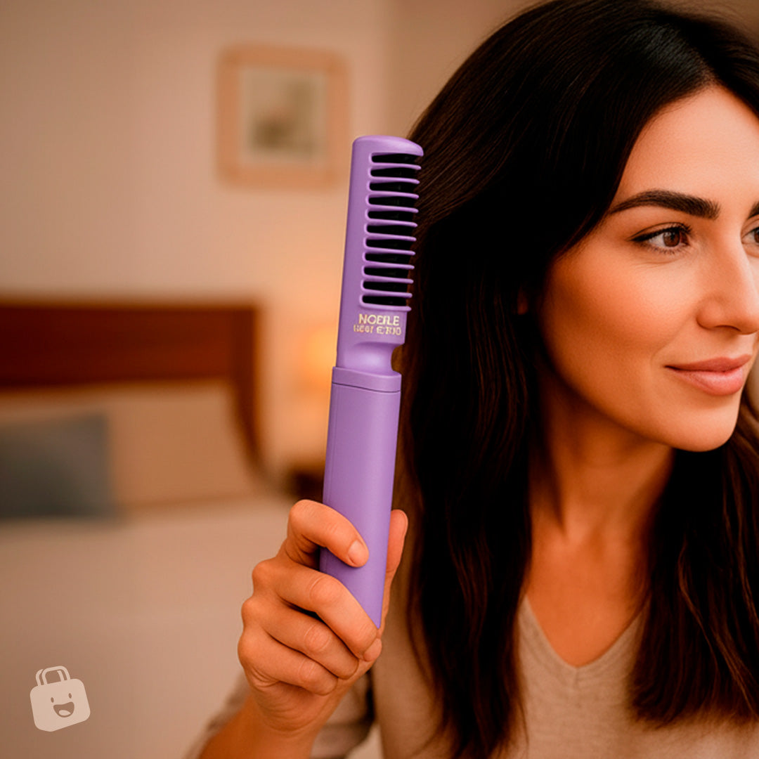 Peine alisador inalámbrico portátil