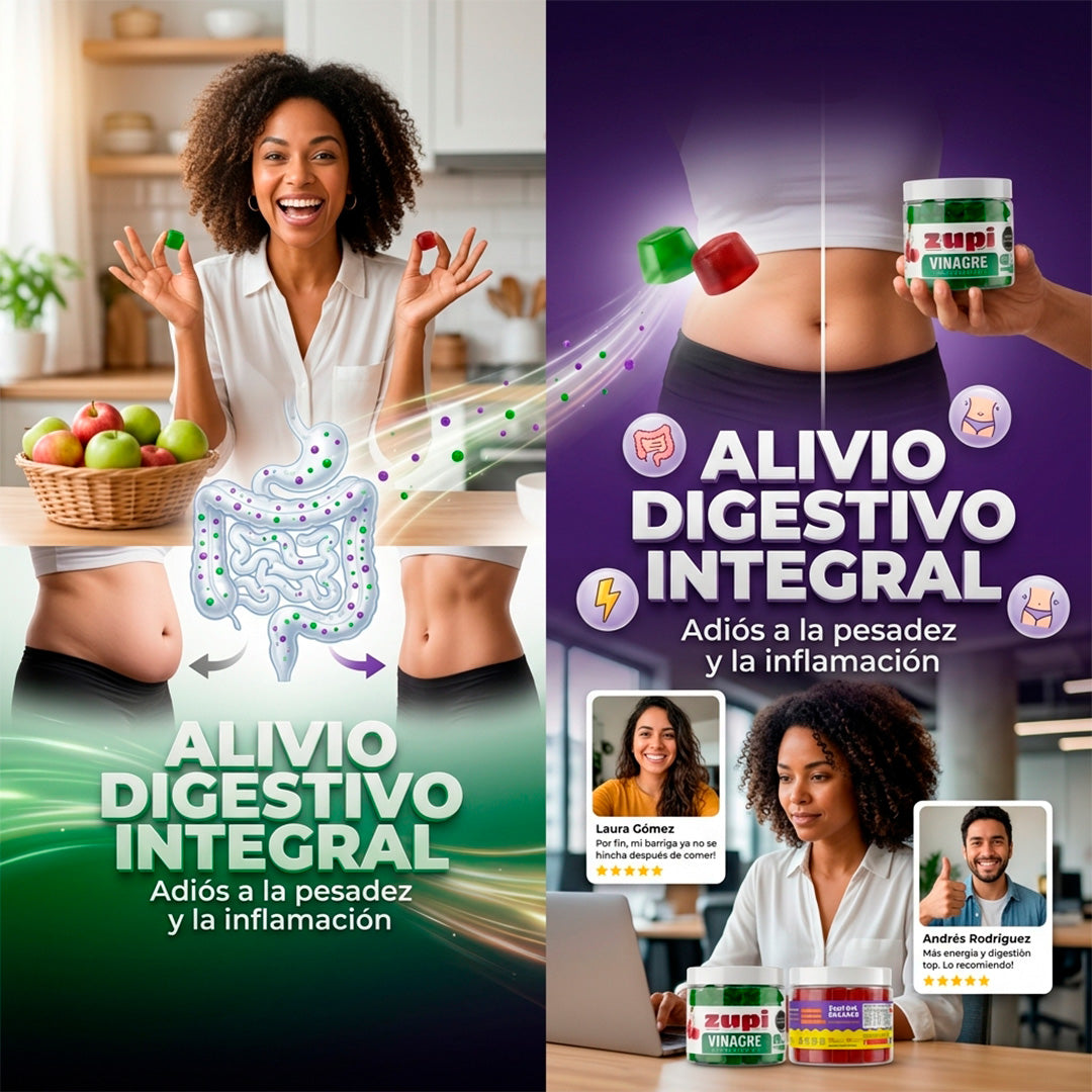 Combo probióticos + vinagre ZUPI