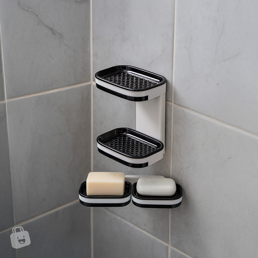 Jabonero doble bandeja