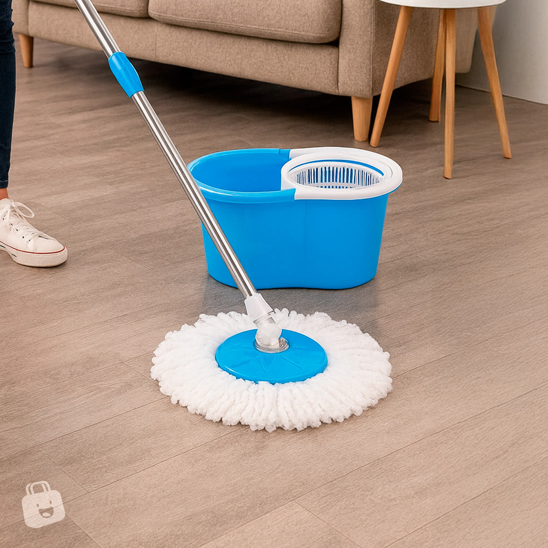 Trapeador giratorio + repuesto obsequio