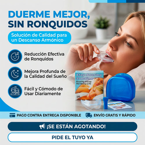 Antirronquidos, bruxismo