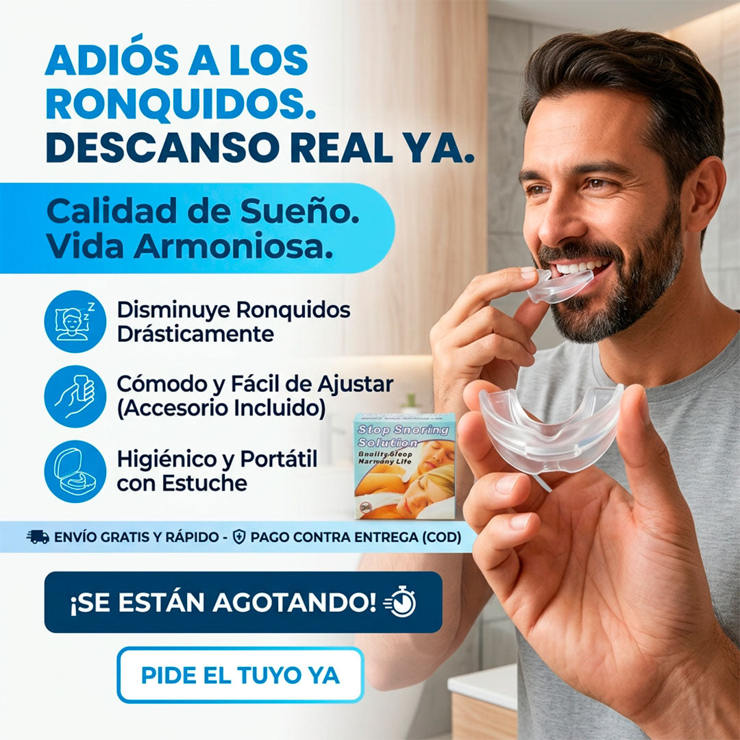 Antirronquidos, bruxismo