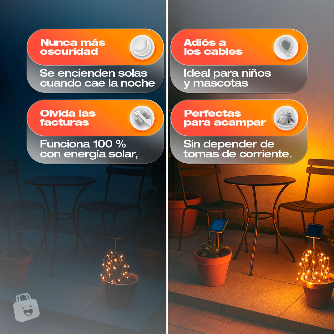 Luces de Navidad Solar