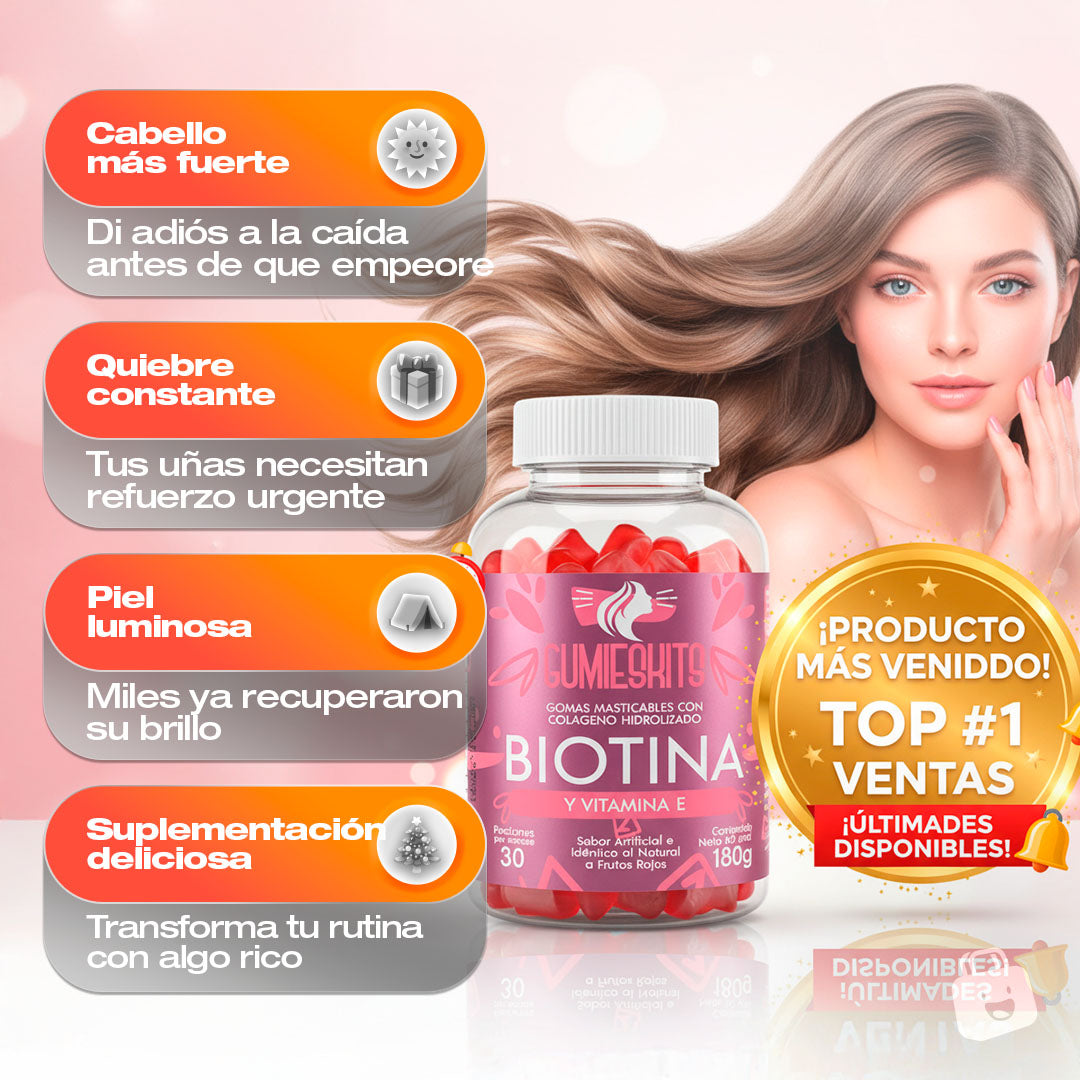 Gomitas de Colágeno + Biotina