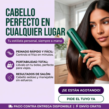 Peine alisador inalámbrico portátil