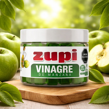 Gomas de vinagre de manzana Zupi