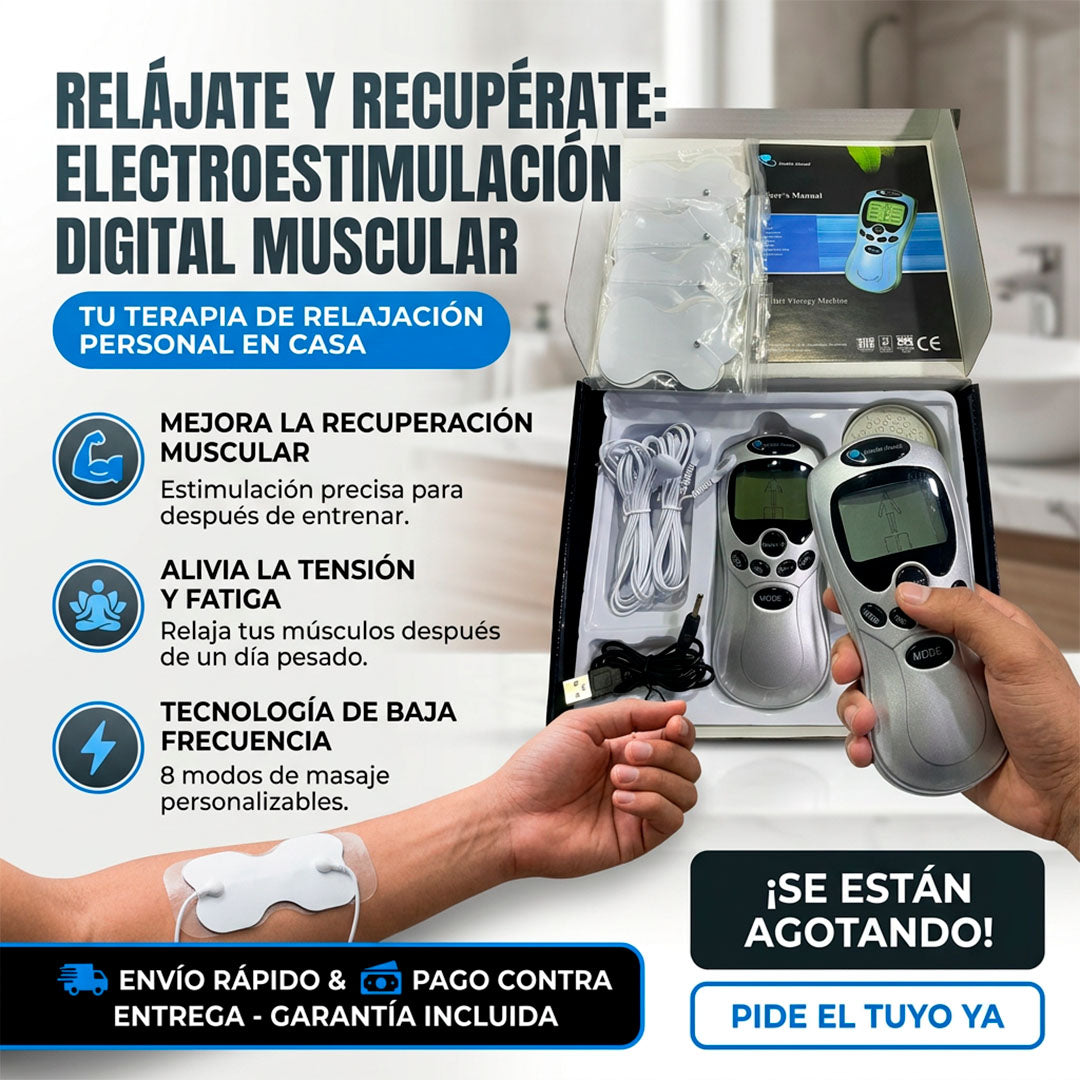 Gimnasia pasiva 8 electrodos