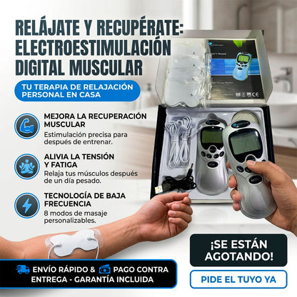 Gimnasia pasiva 8 electrodos