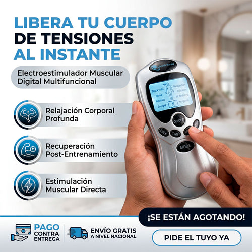 Gimnasia pasiva 8 electrodos