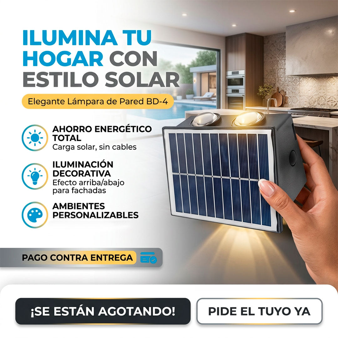 Luz Solar de pared Gourmet