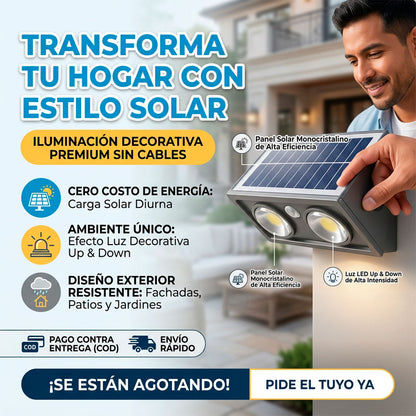 Luz Solar de pared Gourmet