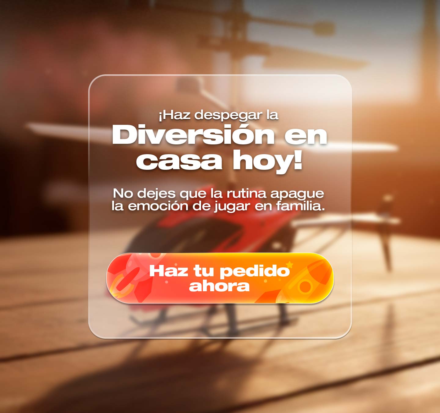 Helicoptero con control subida y bajada