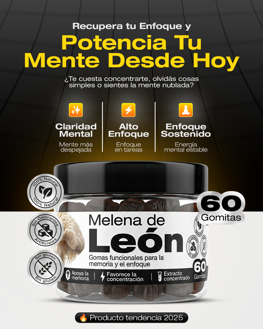 Gomas de melena de leon Zupi