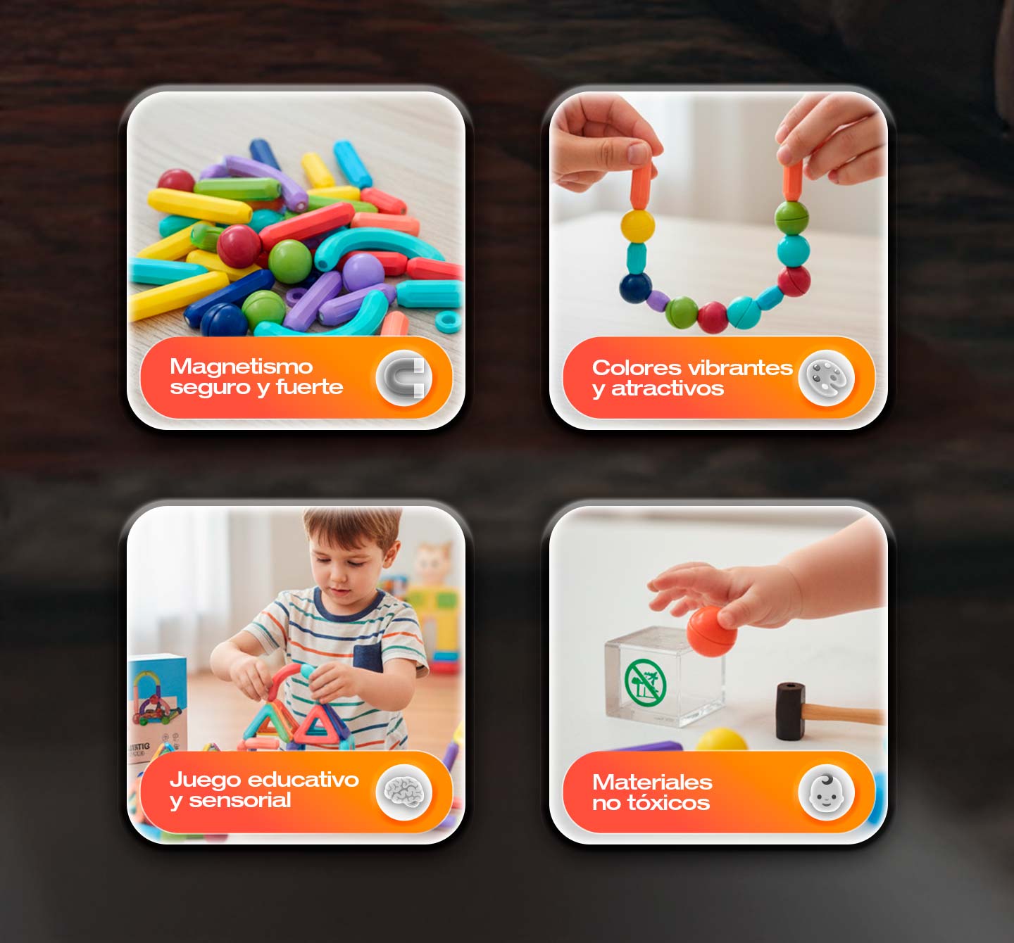 Juego de Fichas Magnéticas Premium