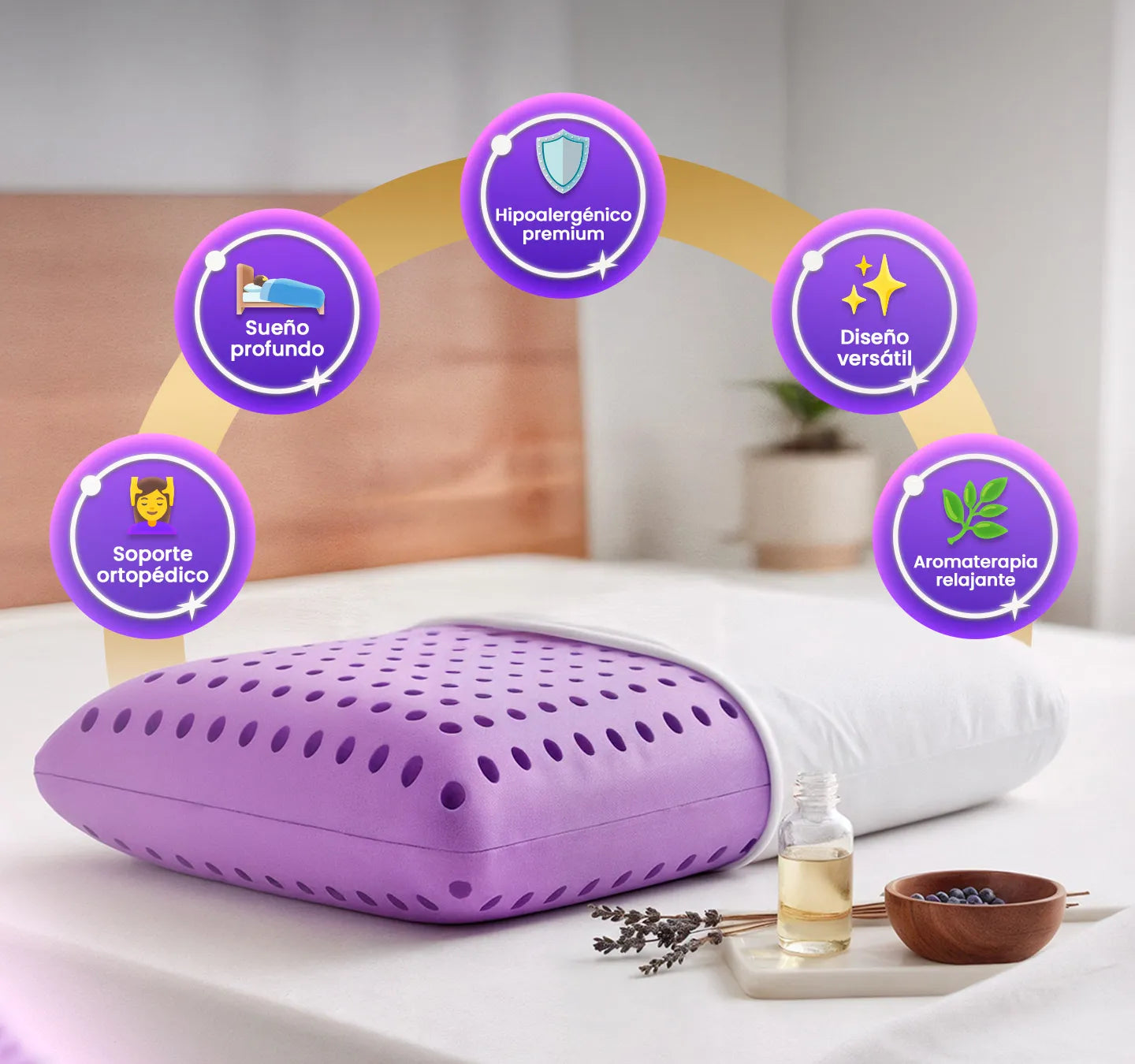 Almohada Premium Aromaterapia