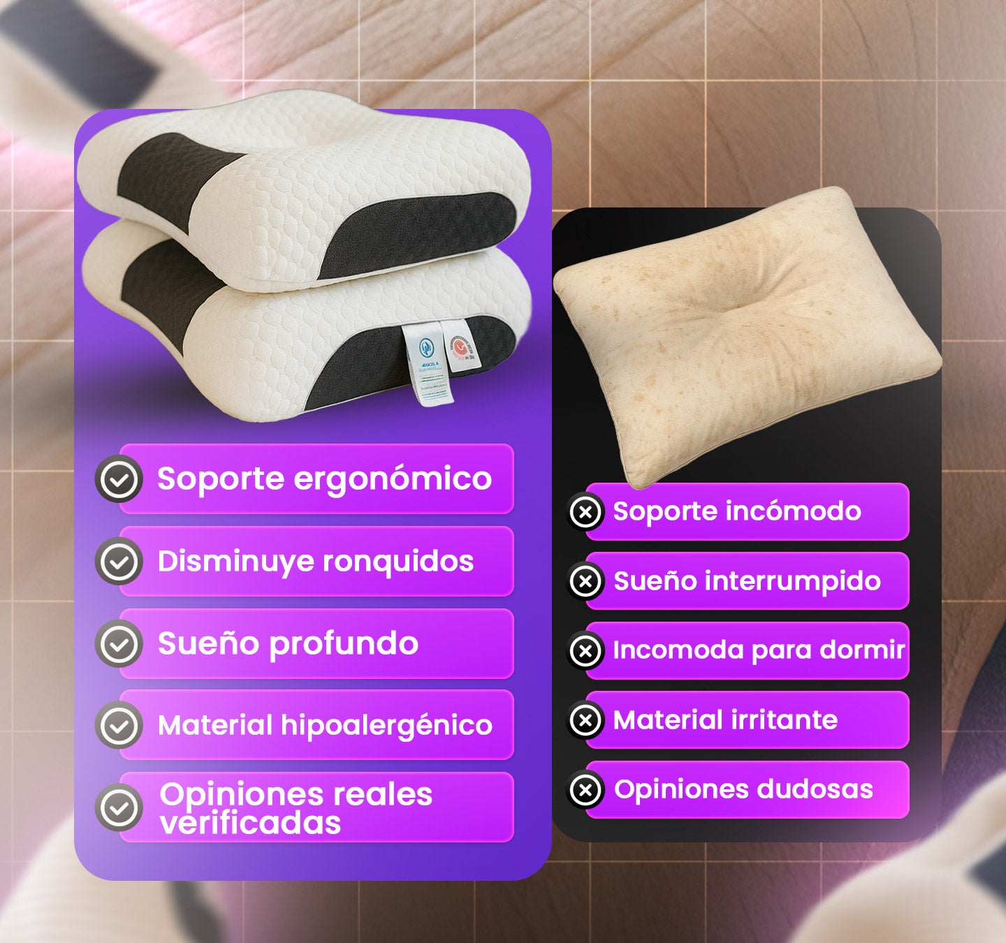 Almohada Ortopédica Premium Quality