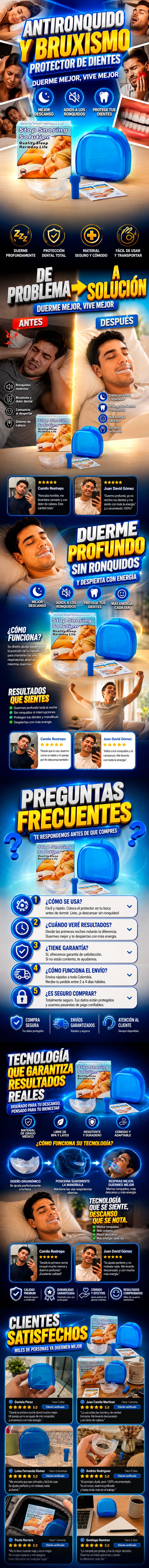 Antirronquidos, bruxismo