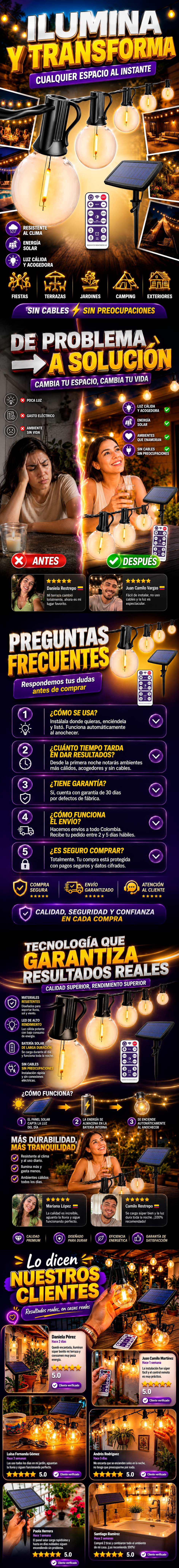 Ext. Bombillos Solares