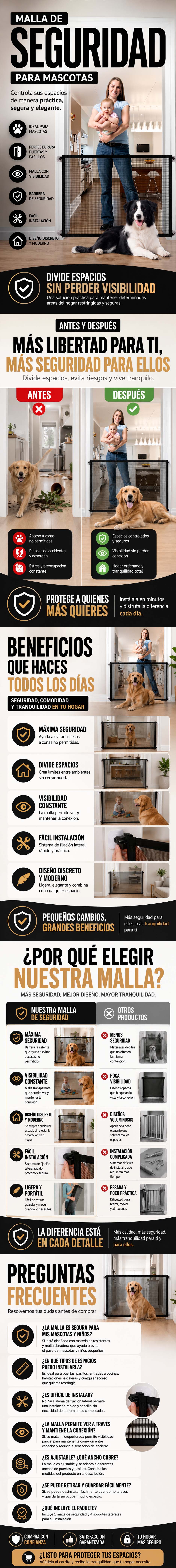 Malla para mascotas