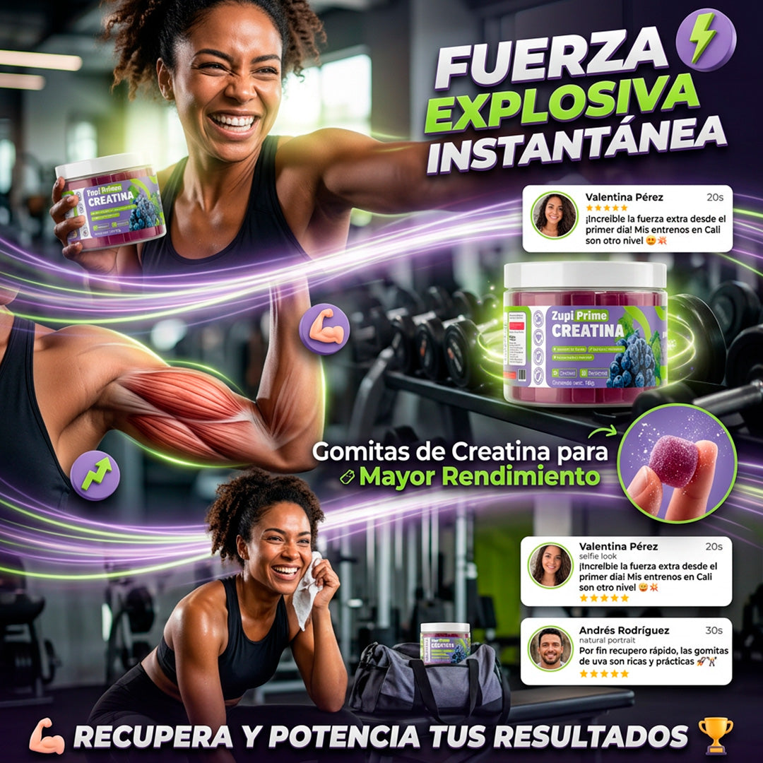 Gomas de creatina Zupi Prime