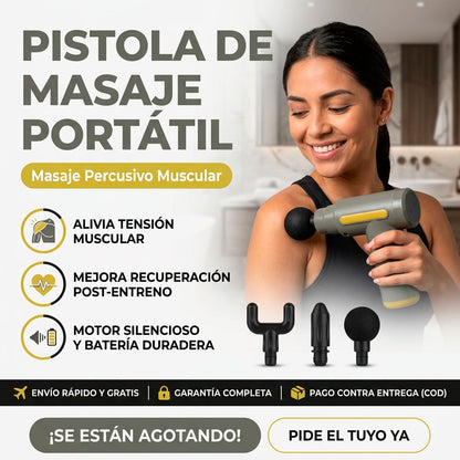 mini pistola masajeadora