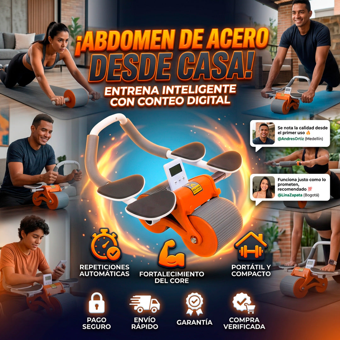 Rodillo abdominal fitness