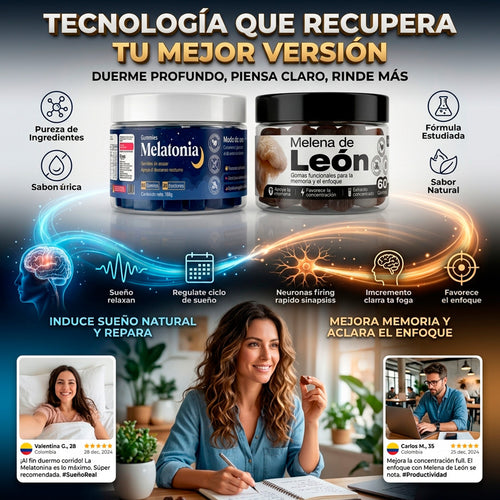 Combo Zupi Melatonina + Melena de Leon