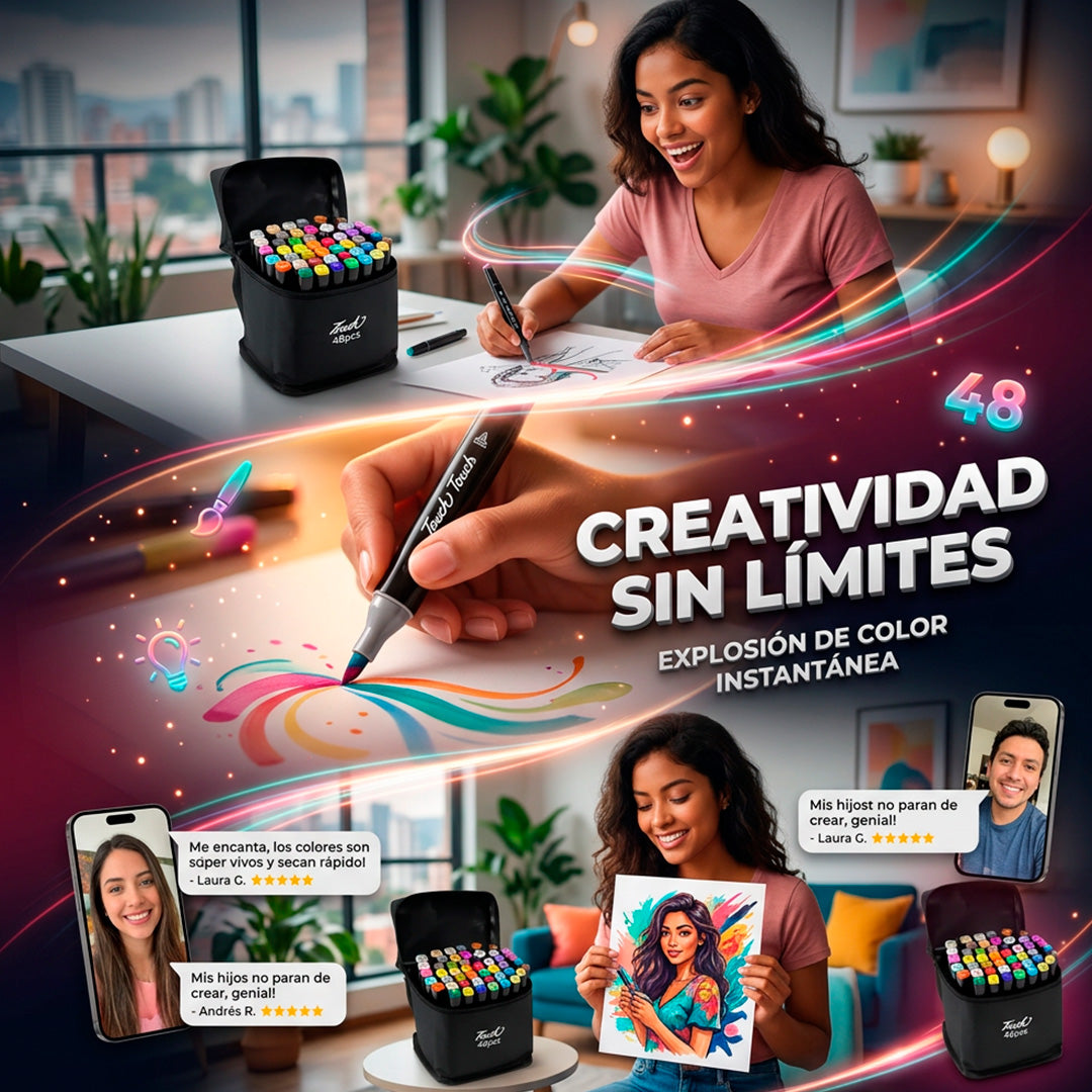 Marcadores Premium X 48 unidades