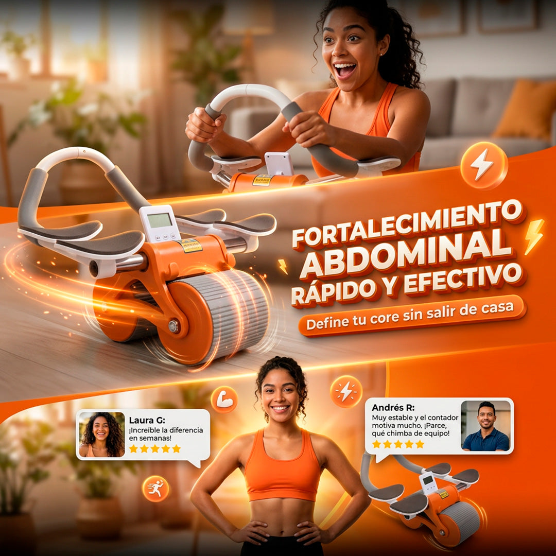 Rodillo abdominal fitness