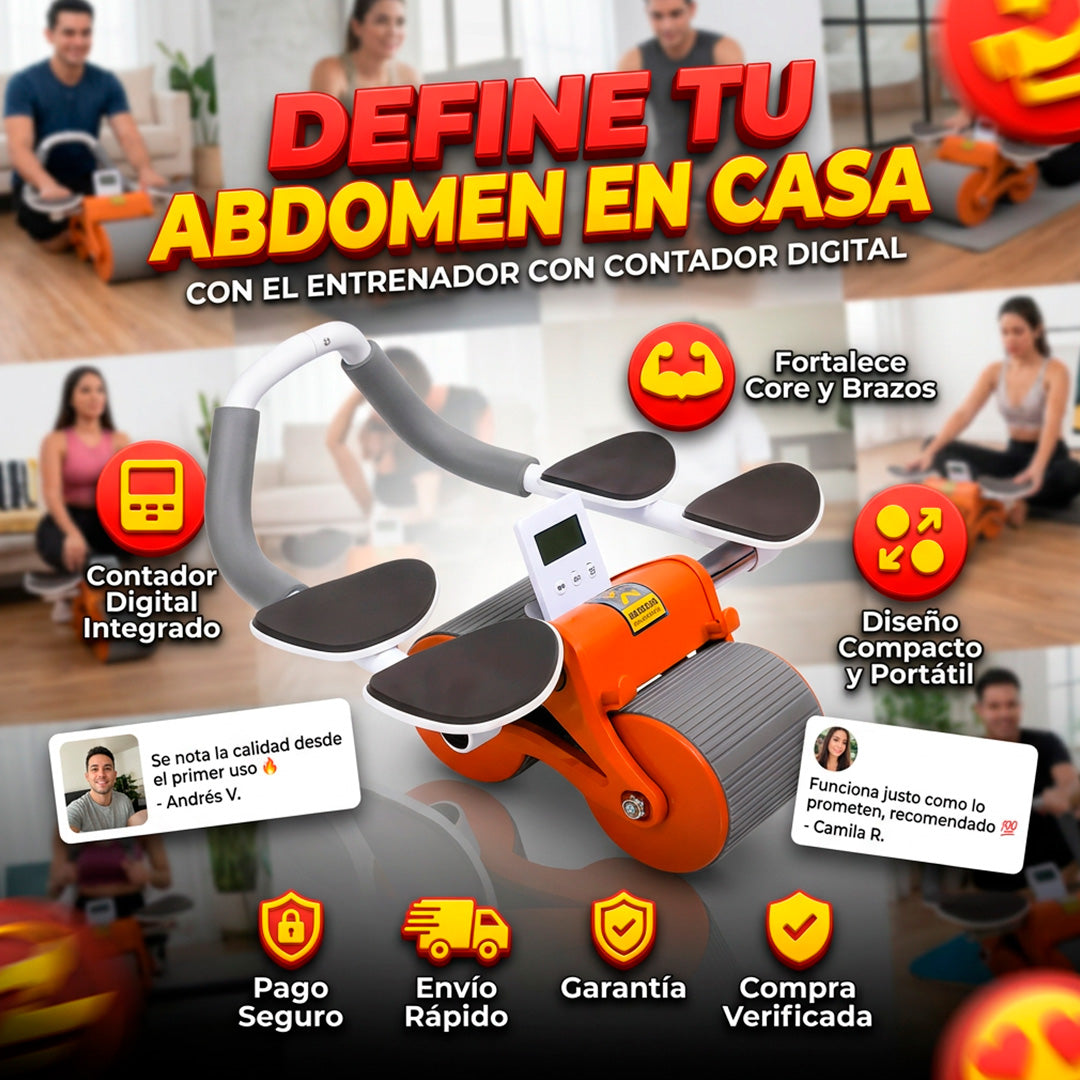 Rodillo abdominal fitness