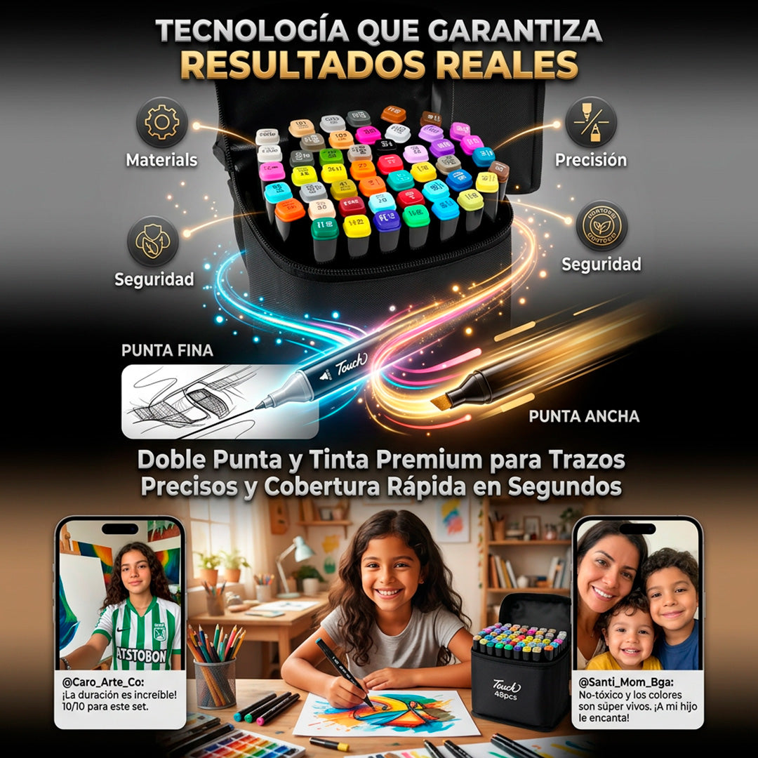 Marcadores Premium X 48 unidades