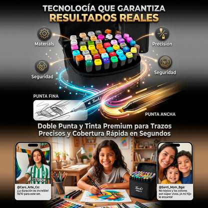 Marcadores Premium X 48 unidades