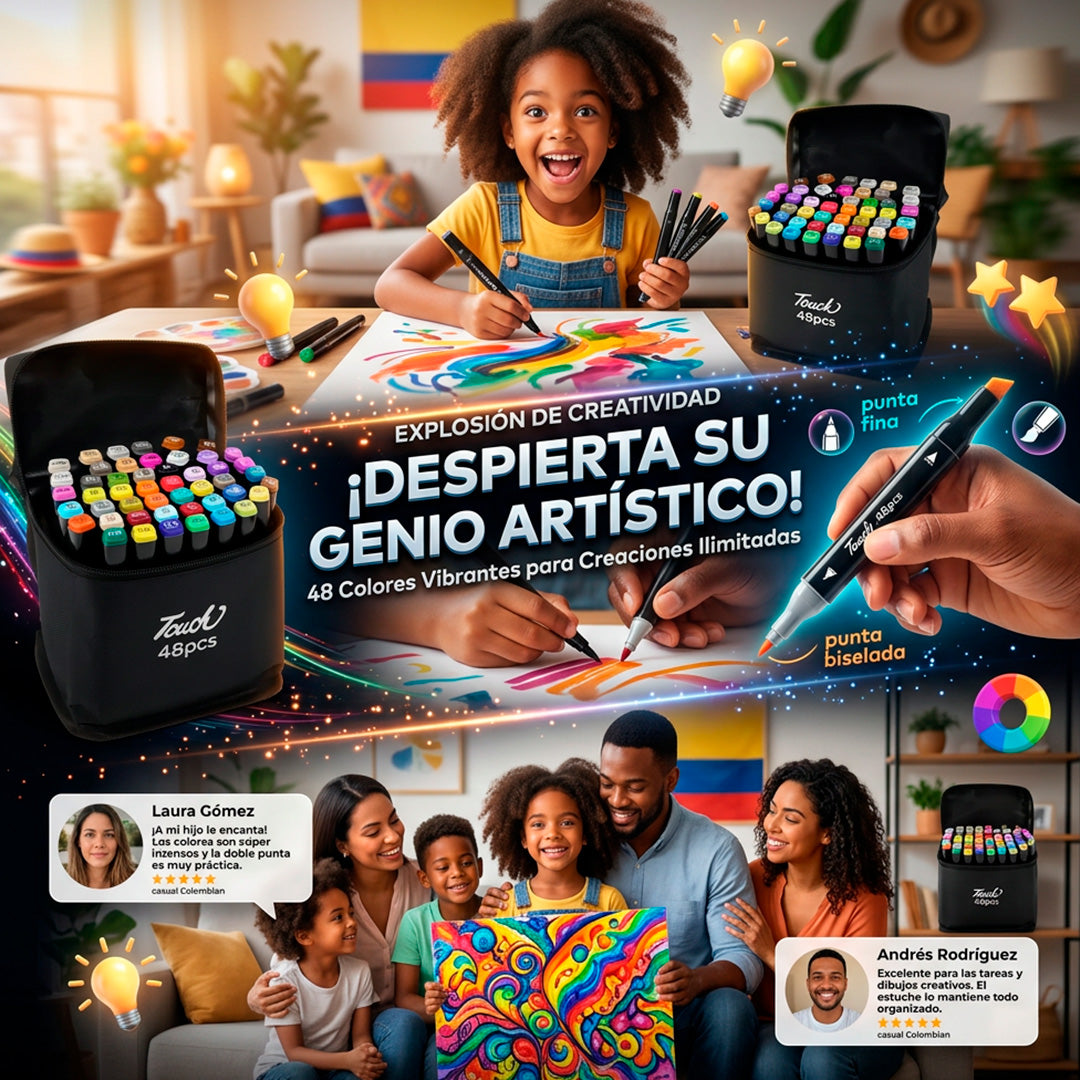 Marcadores Premium X 48 unidades