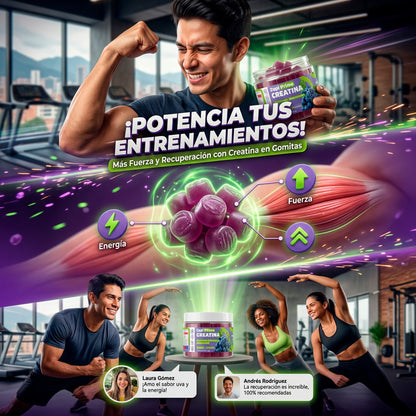 Gomas de creatina Zupi Prime