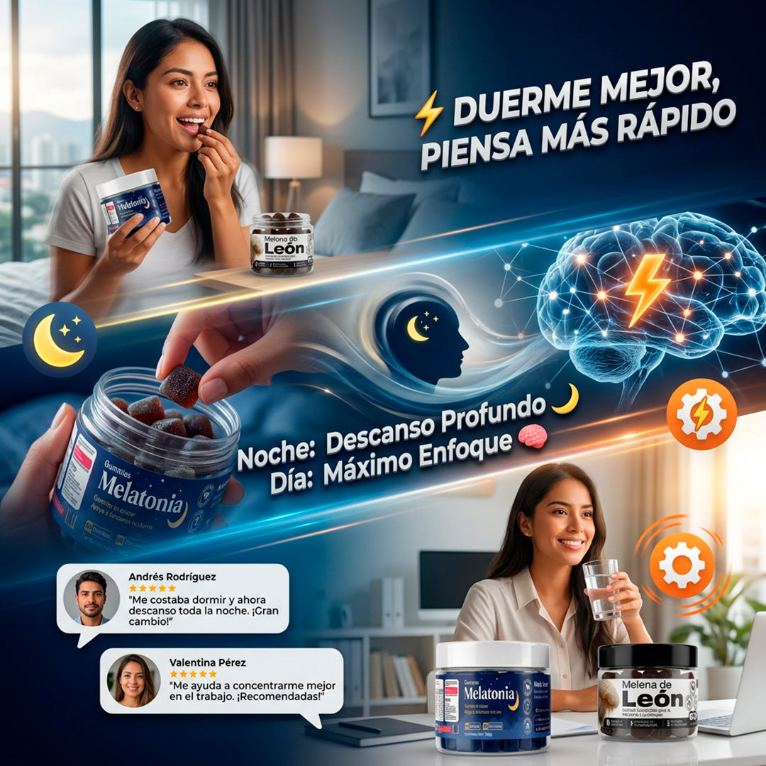 Combo Zupi Melatonina + Melena de Leon