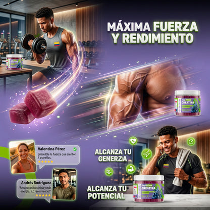 Gomas de creatina Zupi Prime