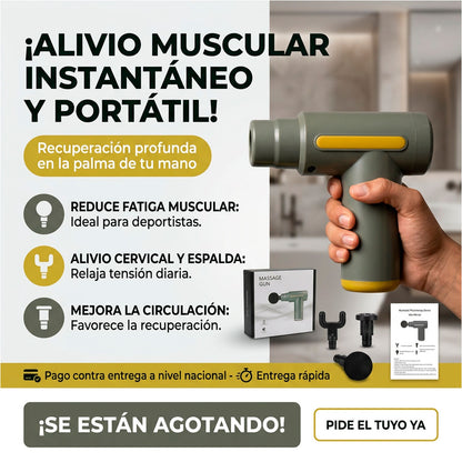 mini pistola masajeadora