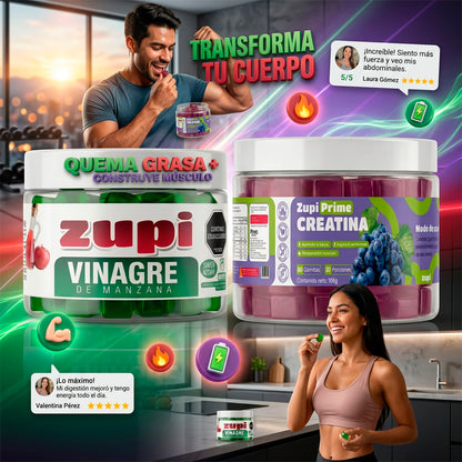 Combo Vinagre + creatina ZUPI
