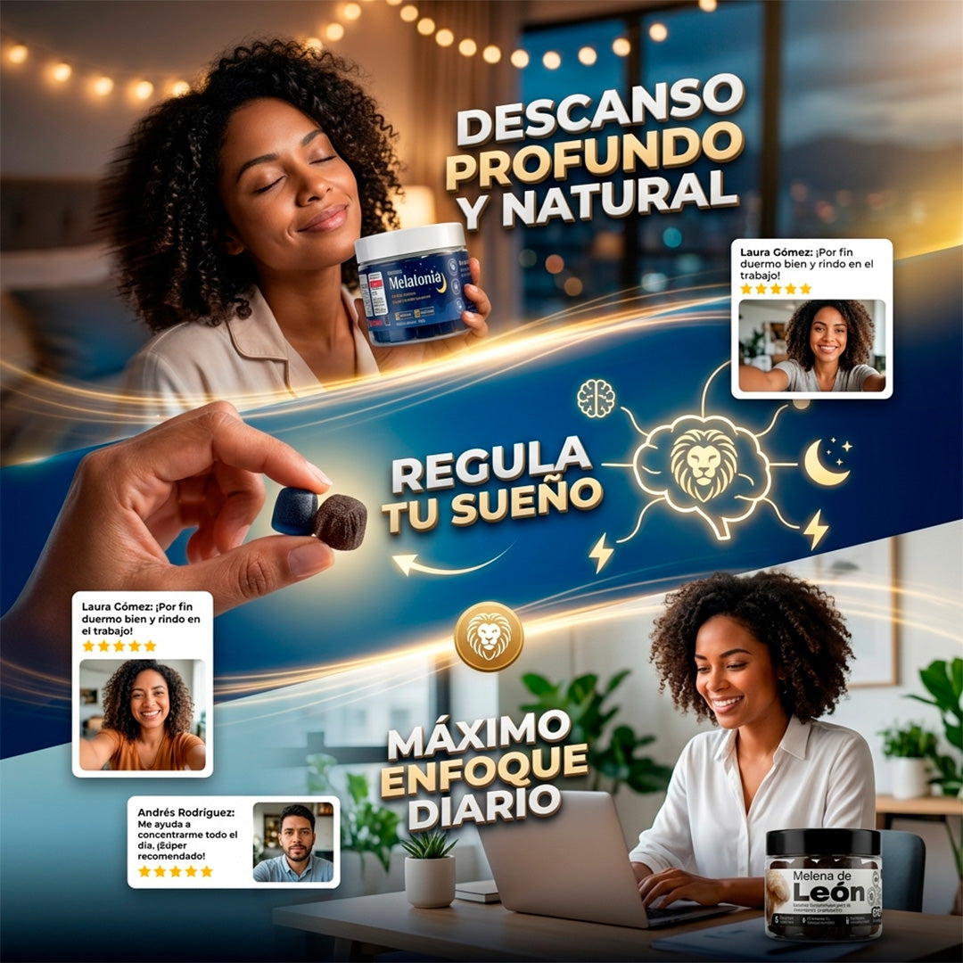 Combo Zupi Melatonina + Melena de Leon