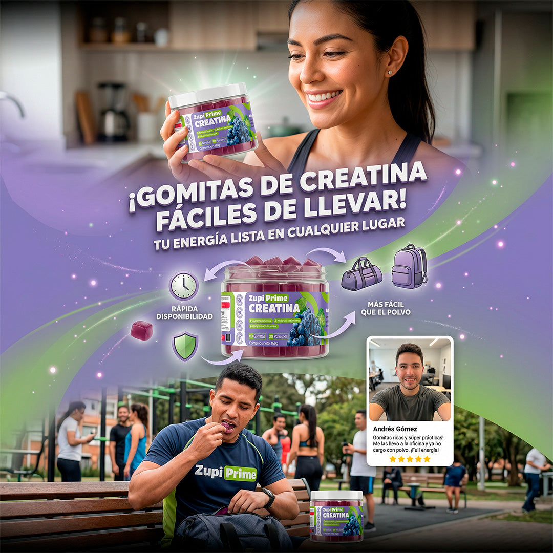 Gomas de creatina Zupi Prime