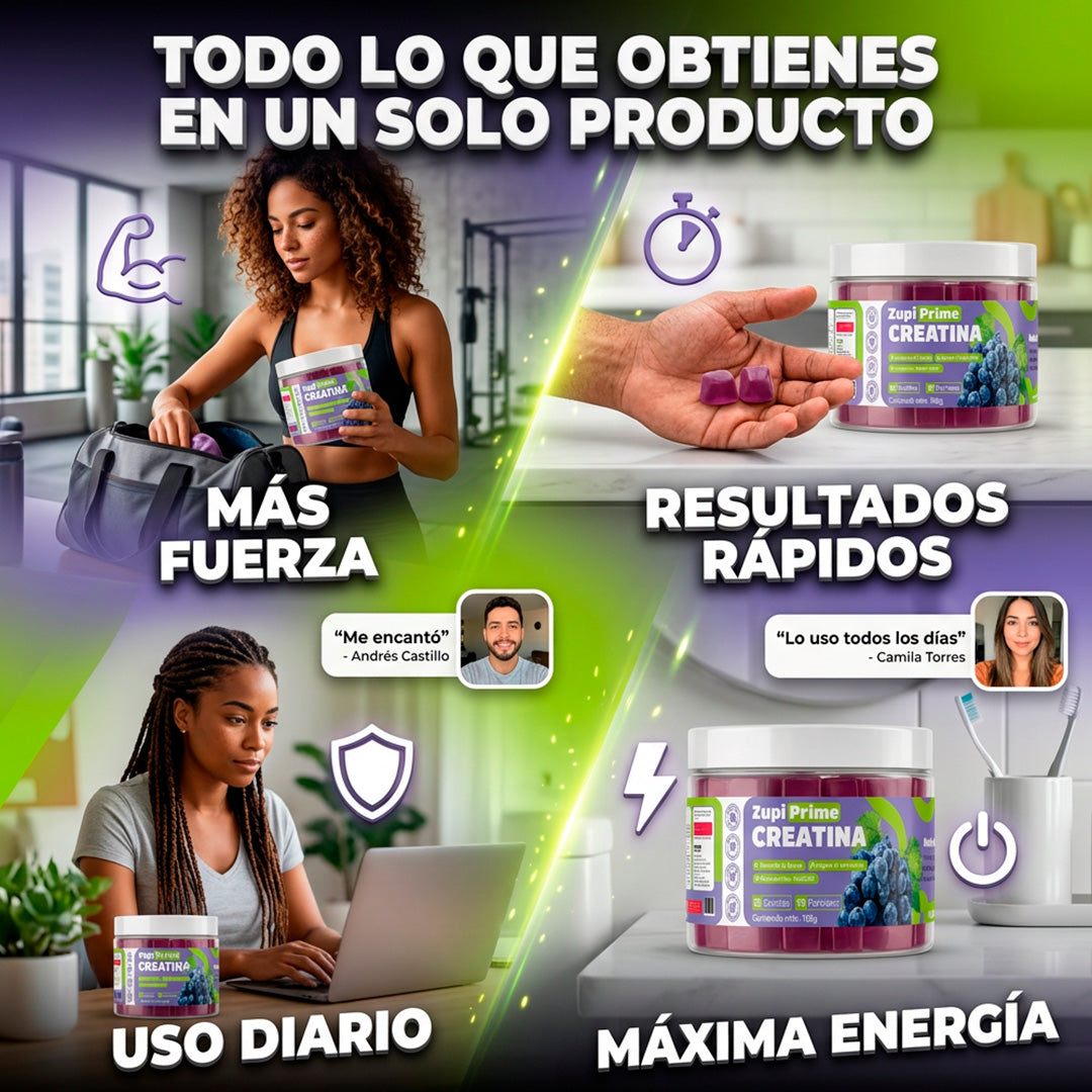 Gomas de creatina Zupi Prime