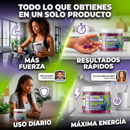 Gomas de creatina Zupi Prime