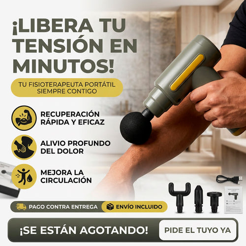 mini pistola masajeadora