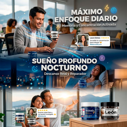 Combo Zupi Melatonina + Melena de Leon