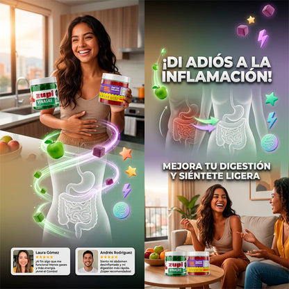 Combo probióticos + vinagre ZUPI