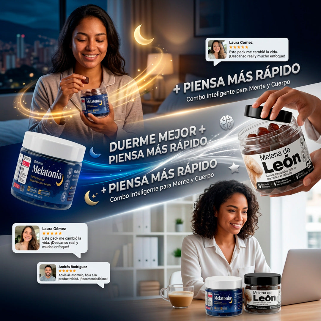 Combo Zupi Melatonina + Melena de Leon