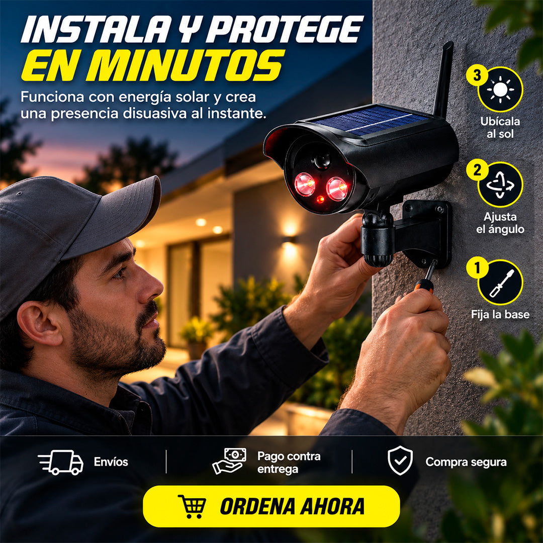 Camara solar falsa