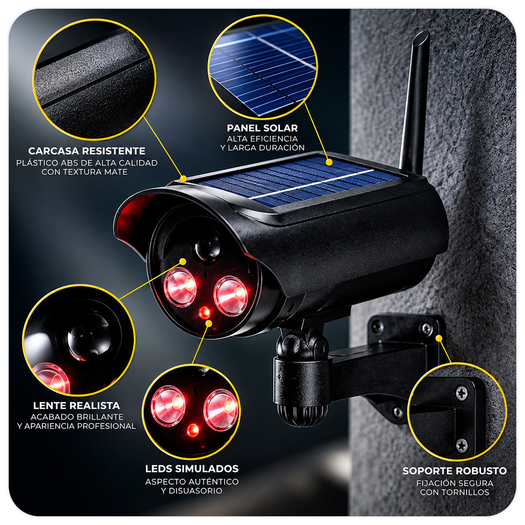 Camara solar falsa