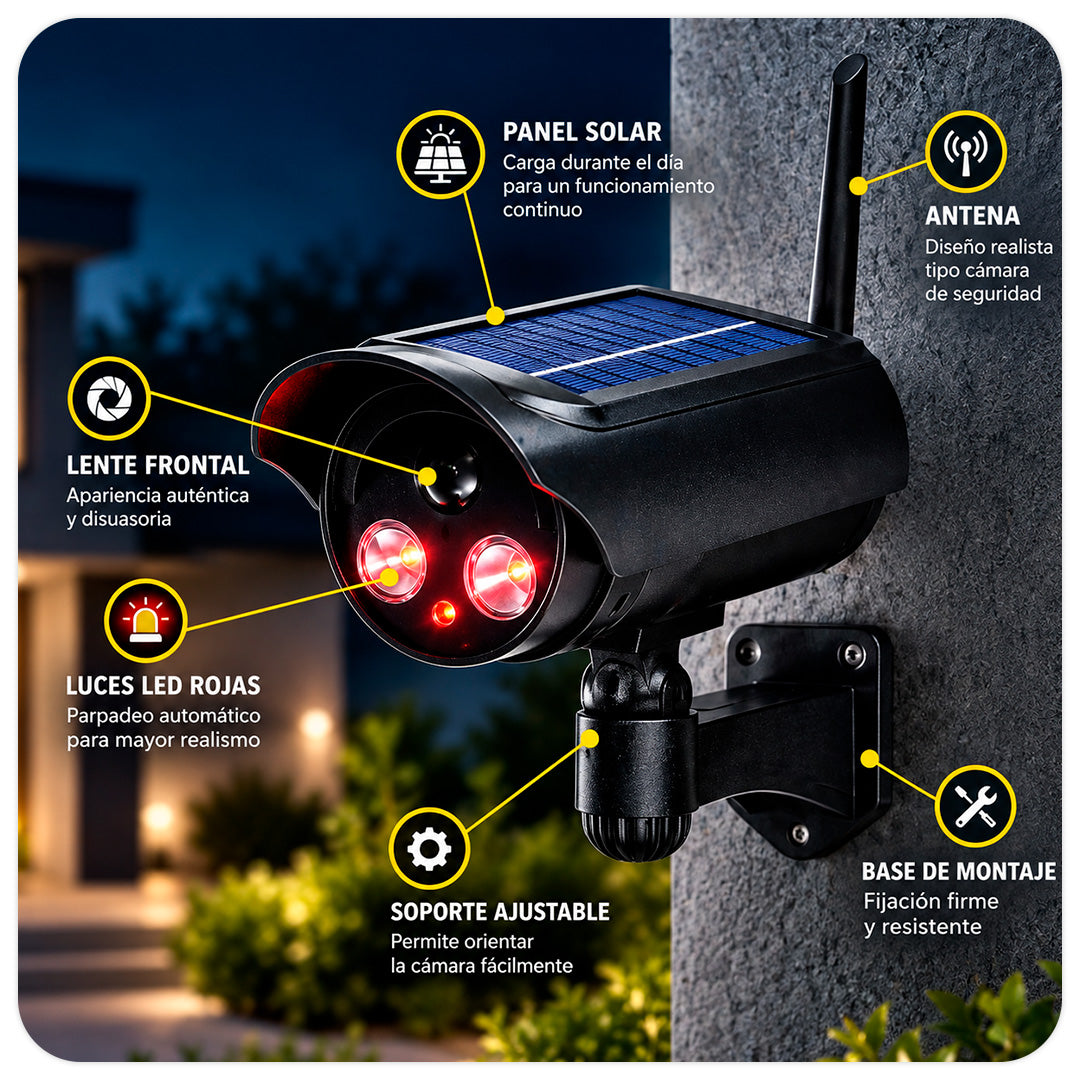 Camara solar falsa